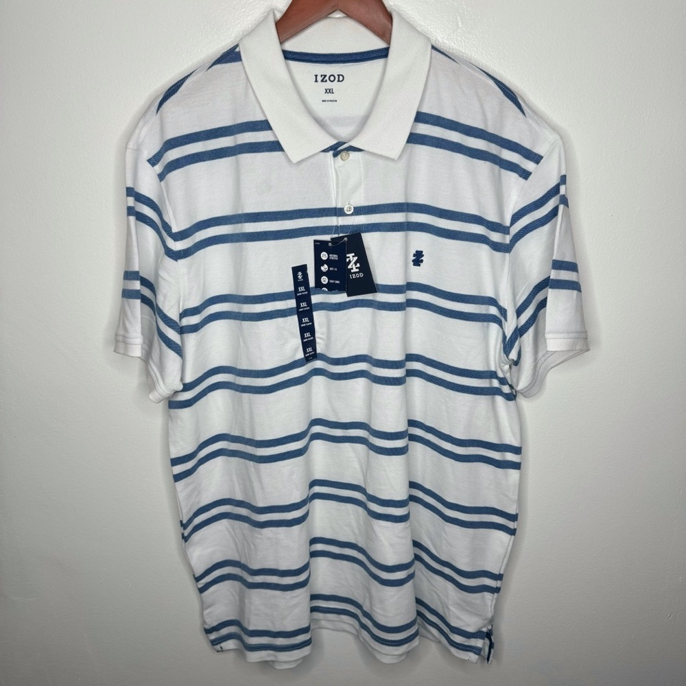 IZOD Short Sleeve Polo Shirt Size XXL